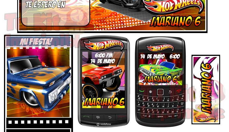 Kit Imprimible Hot Wheels