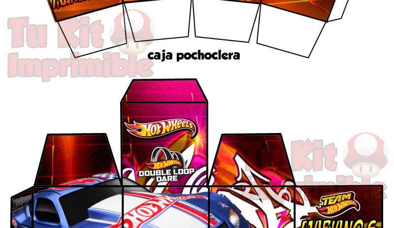 Kit Imprimible Hot Wheels