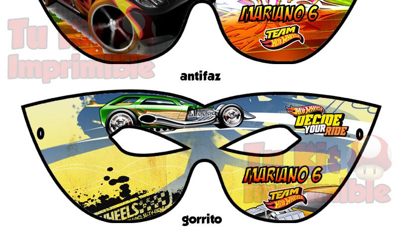 Kit Imprimible Hot Wheels