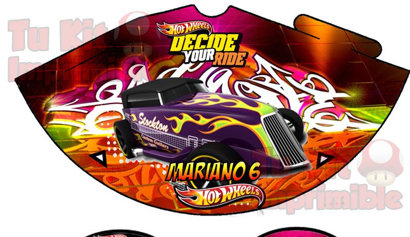 Kit Imprimible Hot Wheels