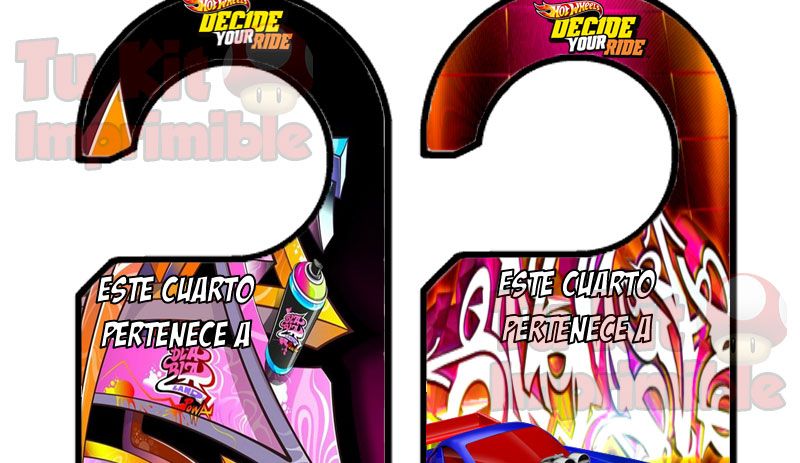 Kit Imprimible Hot Wheels