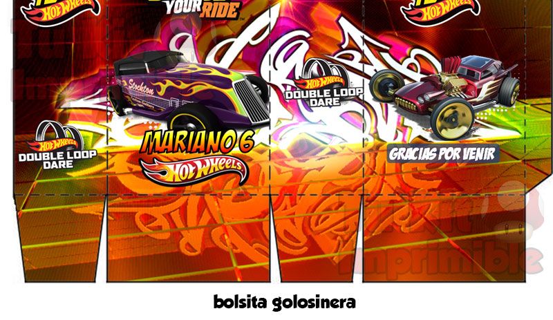 Kit Imprimible Hot Wheels