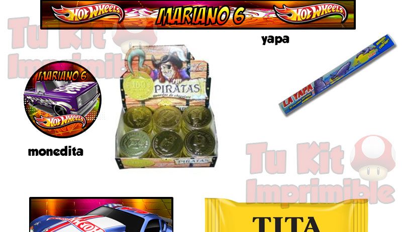Kit Imprimible Hot Wheels