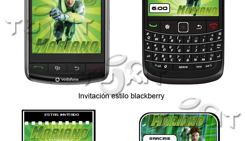 Invitaciones Max Steel