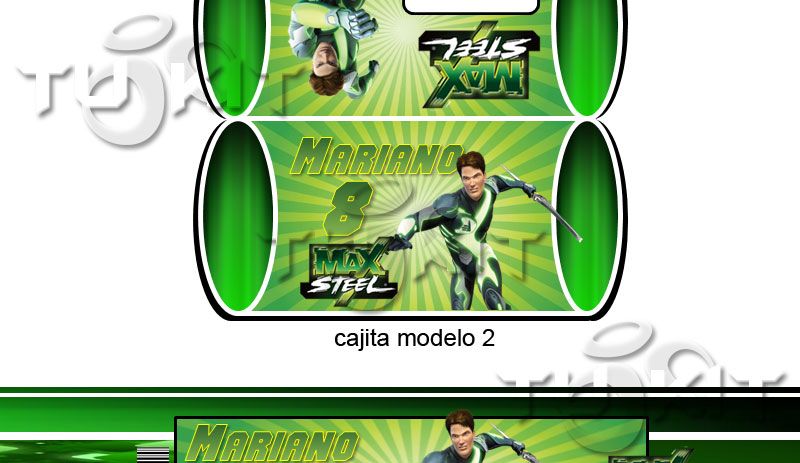 Invitaciones Max Steel