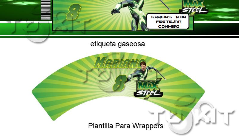 Invitaciones Max Steel
