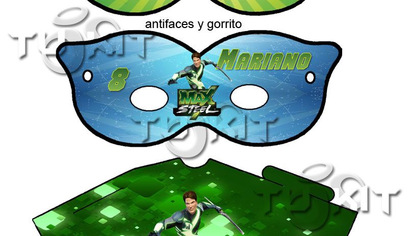 Invitaciones Max Steel
