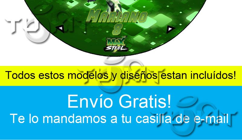 Invitaciones Max Steel
