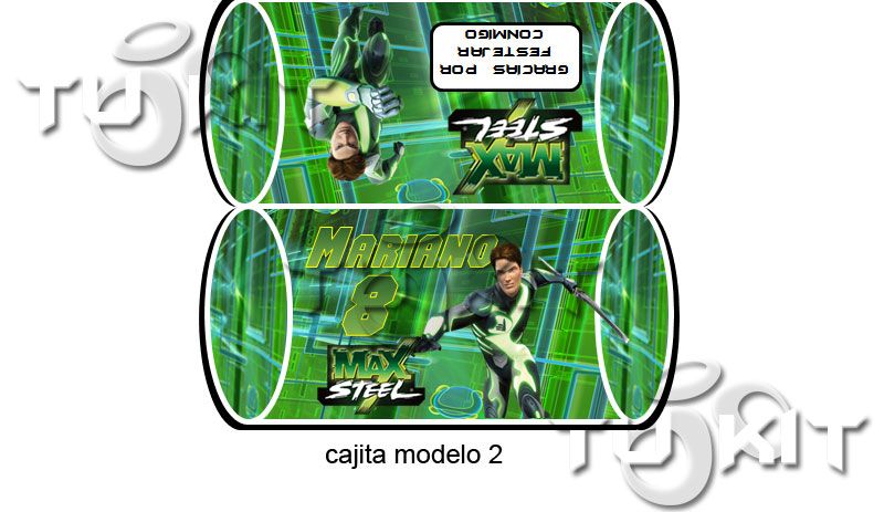 Invitaciones Max Steel