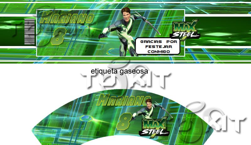 Invitaciones Max Steel