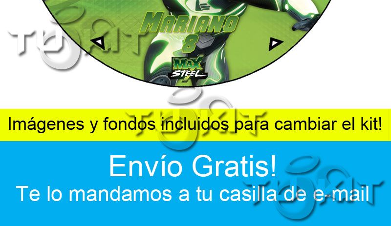 Invitaciones Max Steel