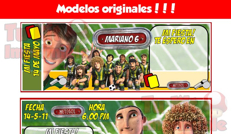 Kit Imprimible Metegol