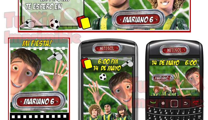 Kit Imprimible Metegol