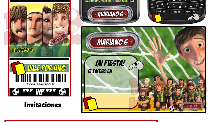 Kit Imprimible Metegol