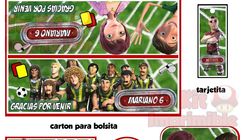 Kit Imprimible Metegol