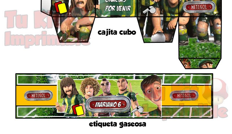 Kit Imprimible Metegol