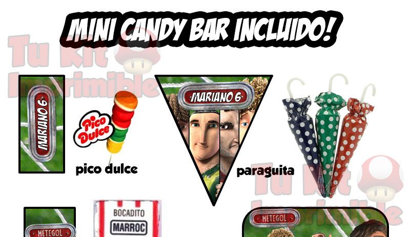 Kit Imprimible Metegol