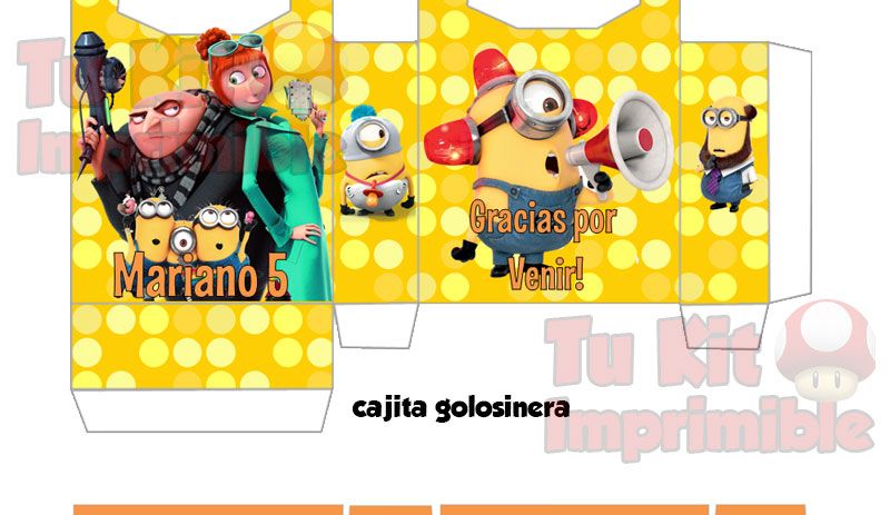 Kit Imprimible Mi Villano Favorito 2