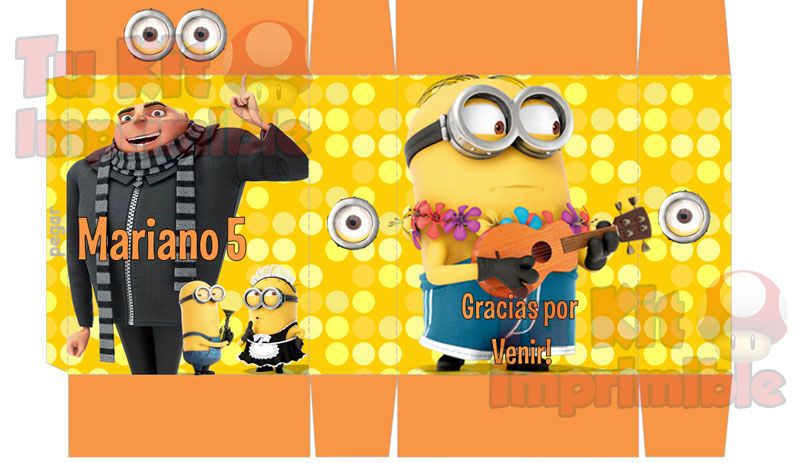 Kit Imprimible Mi Villano Favorito 2