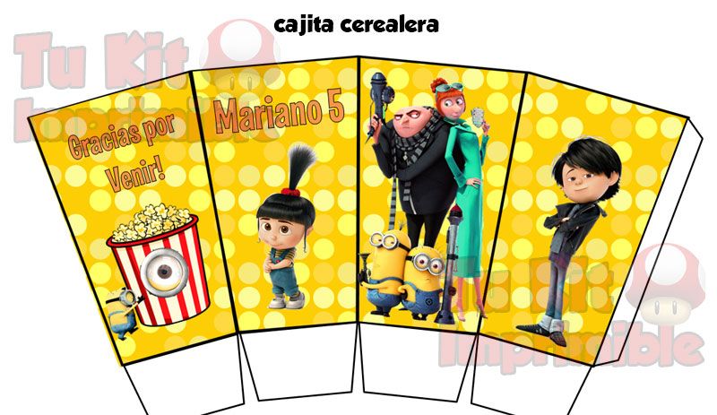 Kit Imprimible Mi Villano Favorito 2