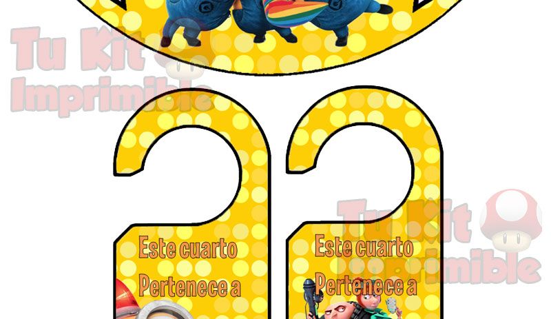 Kit Imprimible Mi Villano Favorito 2