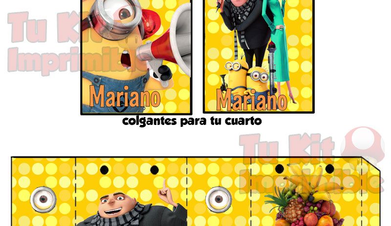 Kit Imprimible Mi Villano Favorito 2