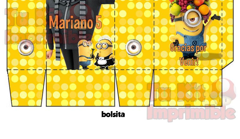 Kit Imprimible Mi Villano Favorito 2