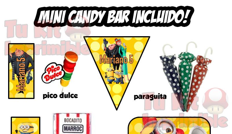 Kit Imprimible Mi Villano Favorito 2
