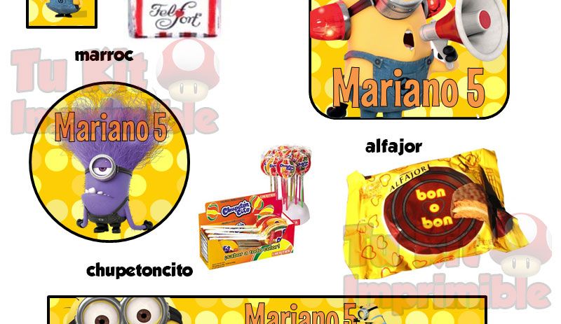 Kit Imprimible Mi Villano Favorito 2