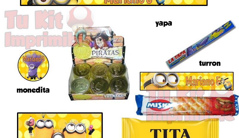 Kit Imprimible Mi Villano Favorito 2
