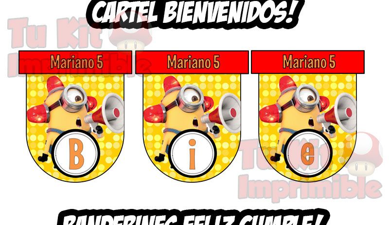 Kit Imprimible Mi Villano Favorito 2