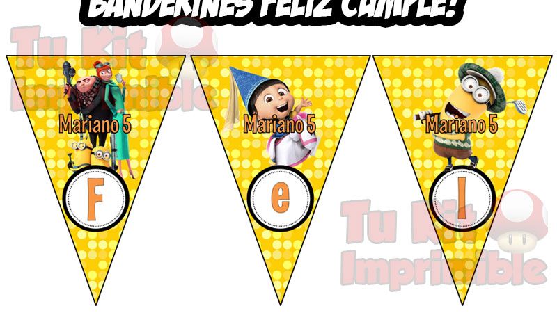 Kit Imprimible Mi Villano Favorito 2