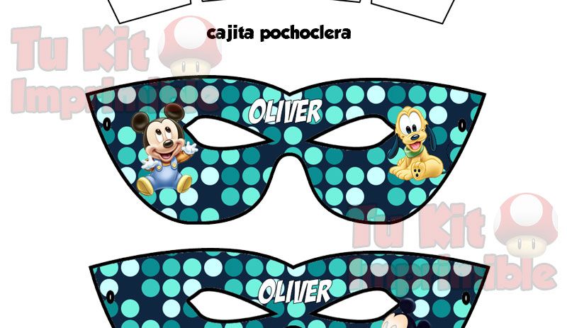 Kit Imprimible Mickey Bebe