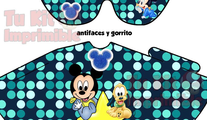 Kit Imprimible Mickey Bebe