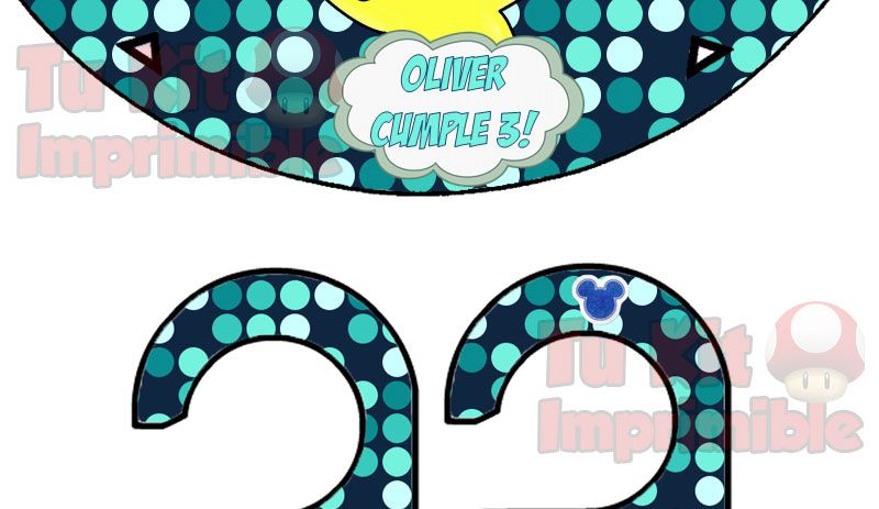 Kit Imprimible Mickey Bebe