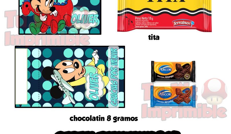 Kit Imprimible Mickey Bebe