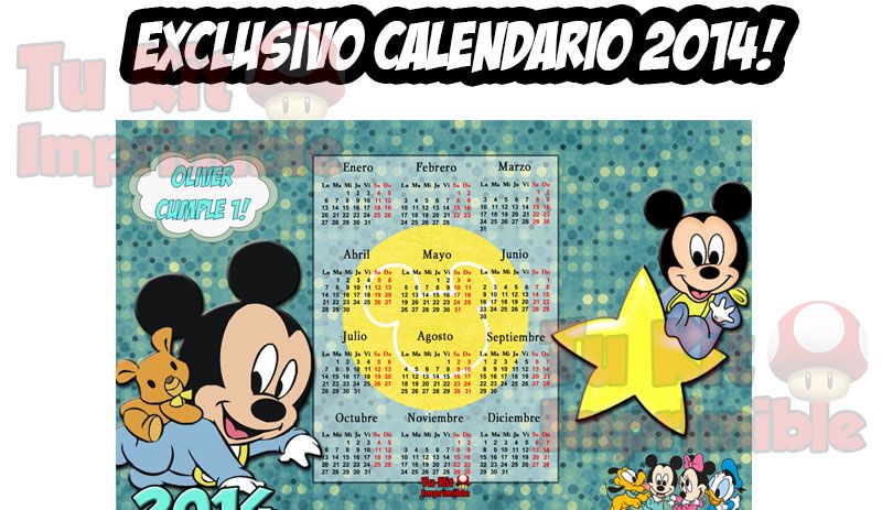 Kit Imprimible Mickey Bebe