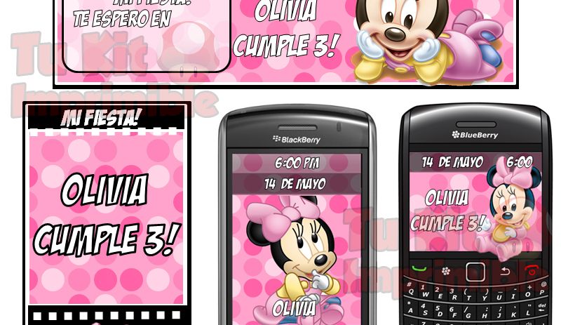 Kit Imprimible Minnie