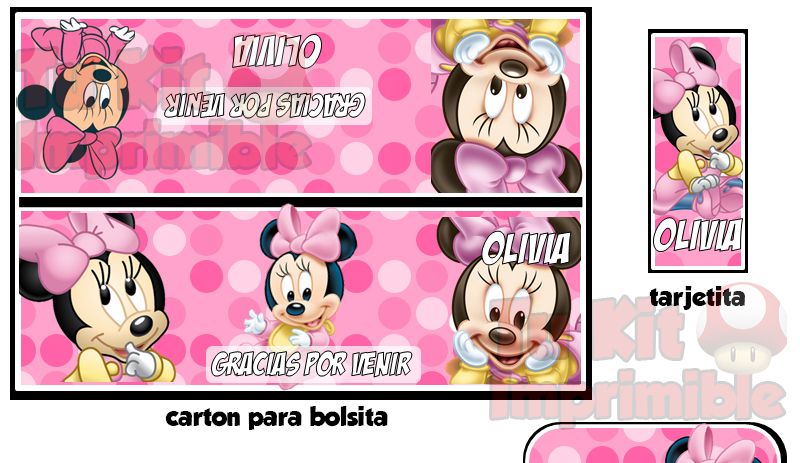 Kit Imprimible Minnie