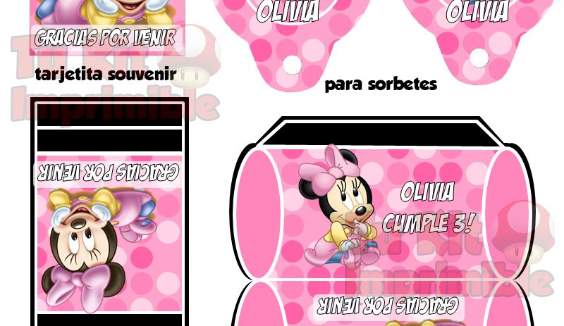 Kit Imprimible Minnie