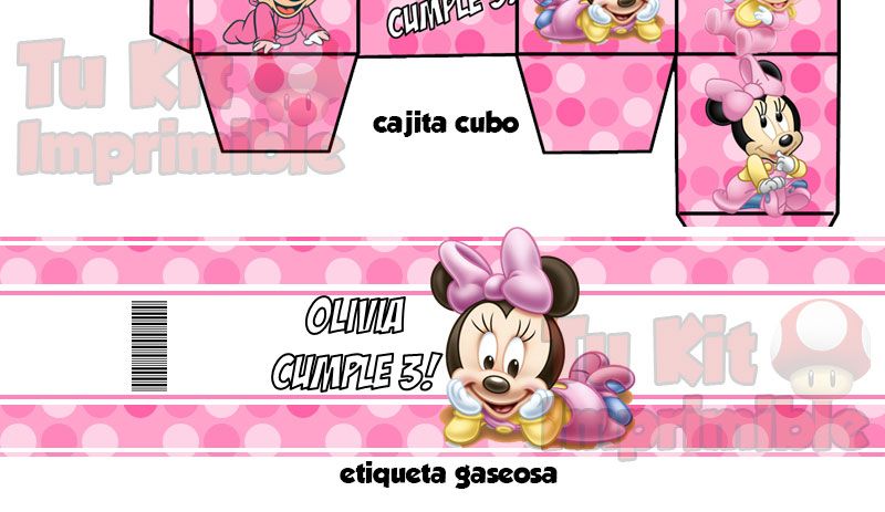 Kit Imprimible Minnie