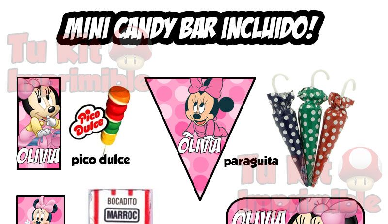 Kit Imprimible Minnie