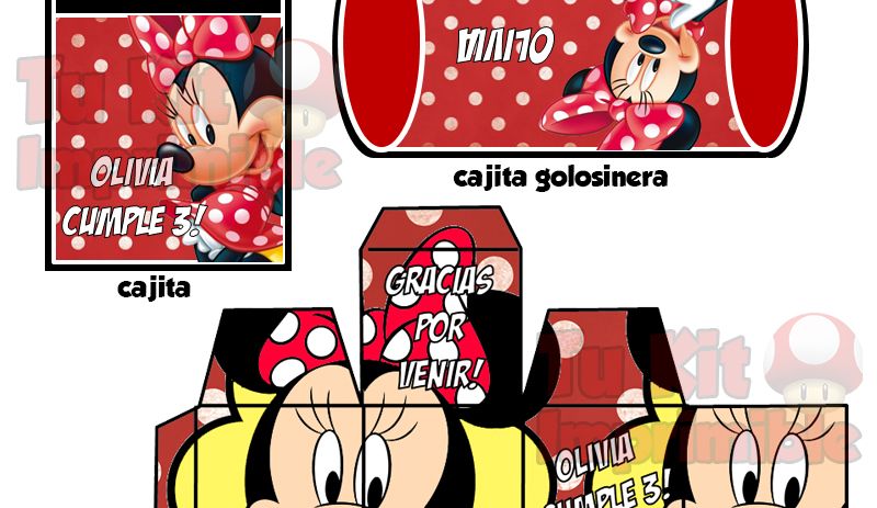 Kit Imprimible Minnie