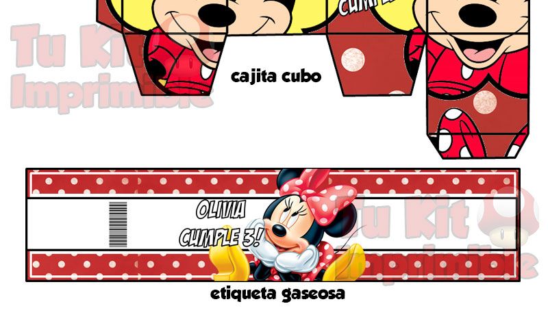 Kit Imprimible Minnie