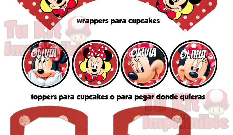Kit Imprimible Minnie