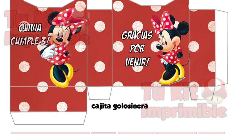 Kit Imprimible Minnie