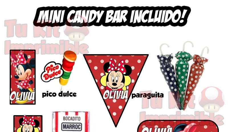Kit Imprimible Minnie
