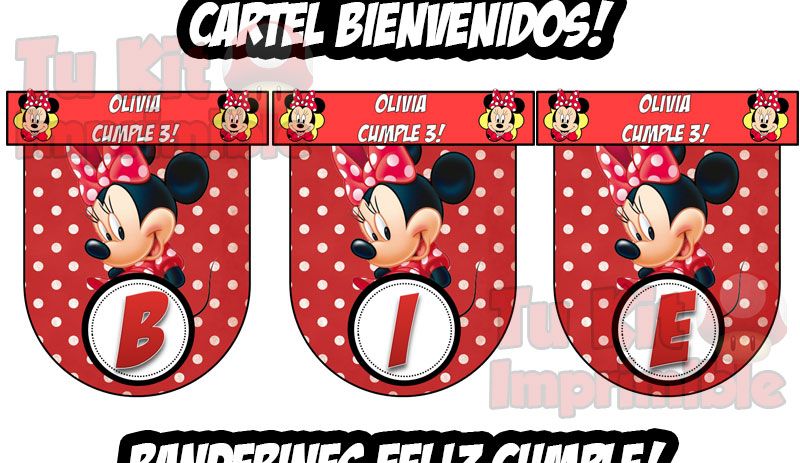 Kit Imprimible Minnie