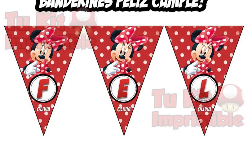 Kit Imprimible Minnie