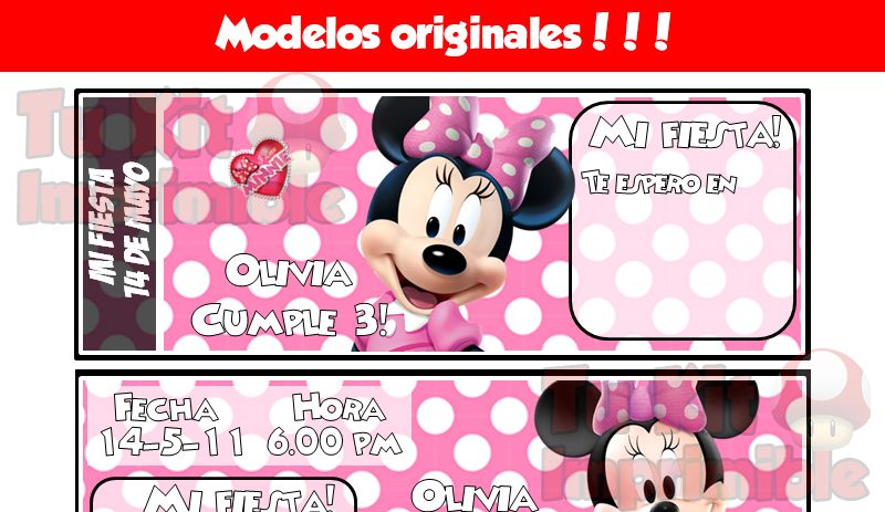 Kit Imprimible Minnie
